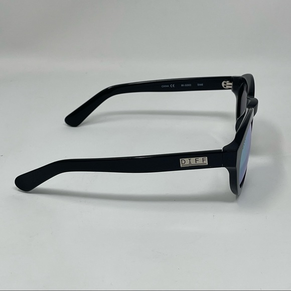 DIFF sunglasses DIME black FRAME mirrored YELLOW LENSES DIFF EYEWEAR - Picture 9 of 9